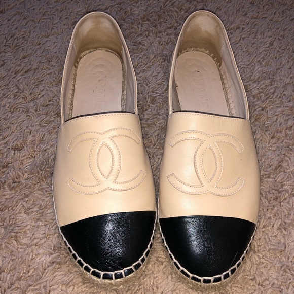 CHANEL Shoes - Chanel Lambskin Espadrilles